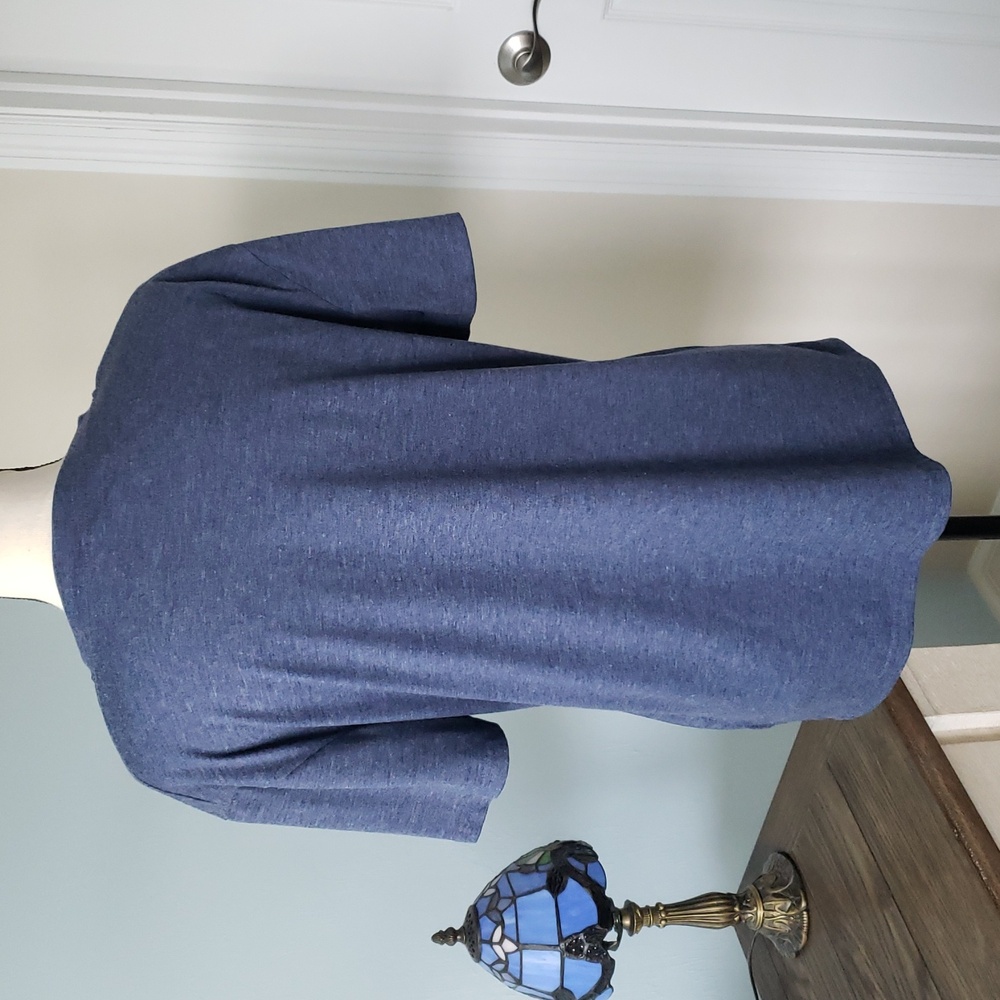 Purpley Grey Short Sleeve T-shirt with Statement - Picture 2 of 10